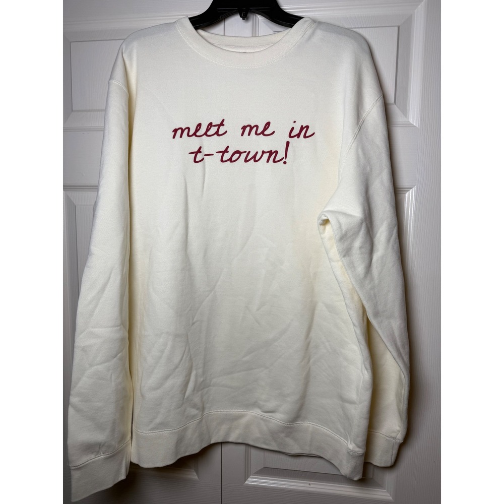Meet Me In T-Town Graphic Sweatshirt Cream Maroon XL‎ University of Alabama - Picture 7 of 7